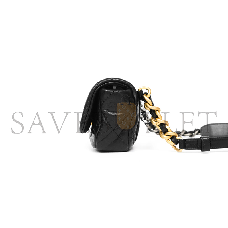 CHANEL 19 WAIST BAG GOATSKIN MIXED HARDWARE AS1163 (20*11*5.5cm)